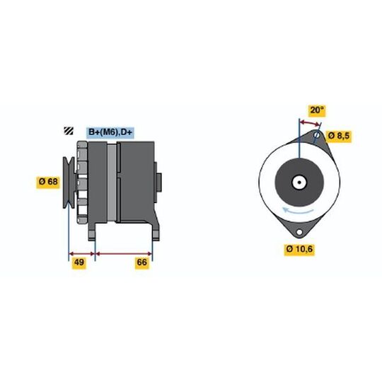 0 986 036 841 - Generator 