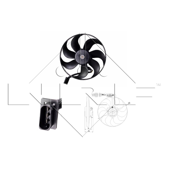 47064 - Fan, radiator 