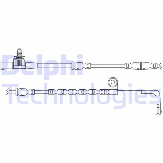 LZ0198 - Warning Contact, brake pad wear 