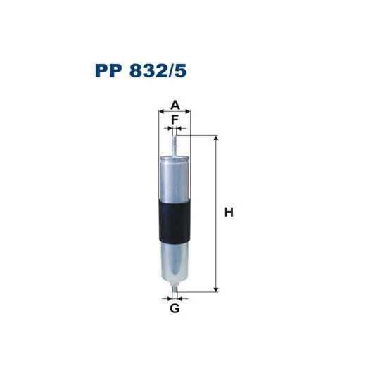 PP 832/5 - Polttoainesuodatin 