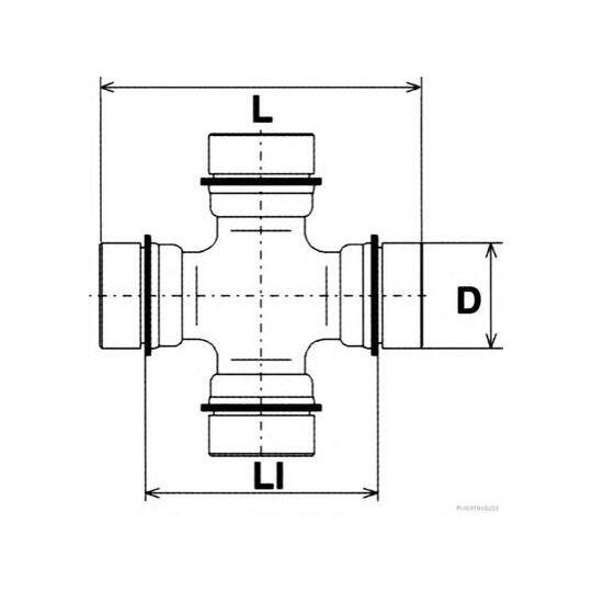 J2928003 - Joint, propshaft 