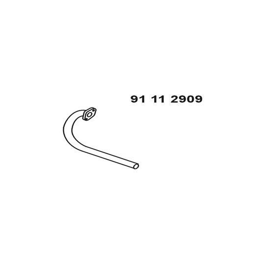 91 11 2909 - Exhaust pipe 