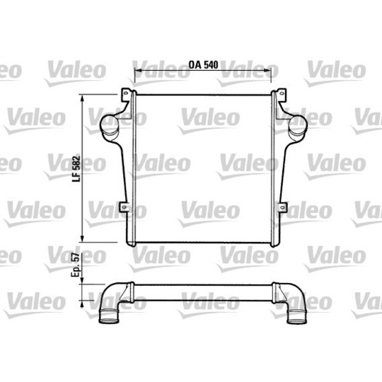 816733 - Intercooler, charger 