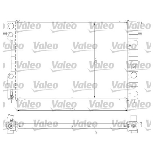 735065 - Radiator, engine cooling 