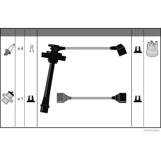 J5382027 - Ignition Cable Kit 