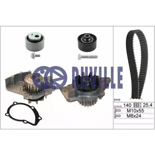 55997701 - Water Pump & Timing Belt Set 