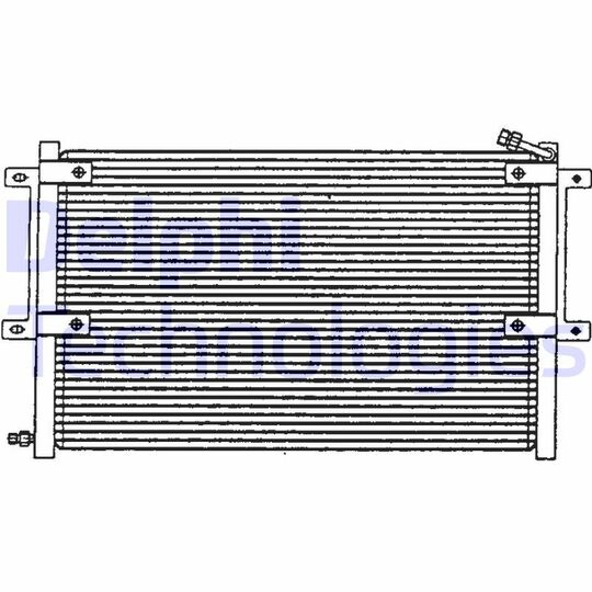 TSP0225100 - Condenser, air conditioning 