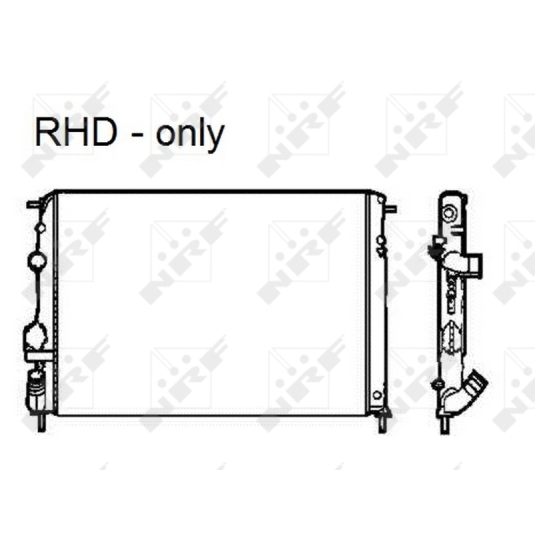 58326 - Radiator, engine cooling 