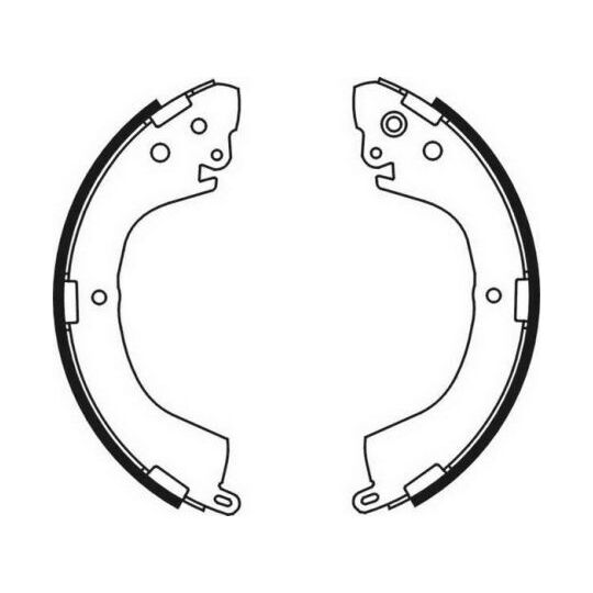 C05058ABE - Brake Shoe Set 