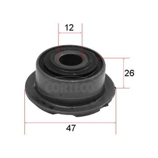 80000954 - Control Arm-/Trailing Arm Bush 