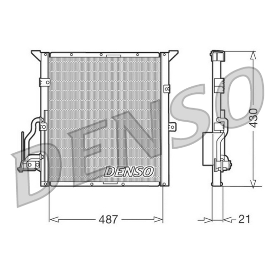 DCN05002 - Condenser, air conditioning 