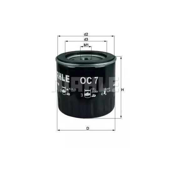 OC 7 - Oil filter 