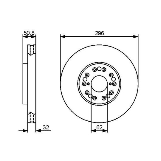 0 986 479 429 - Brake Disc 