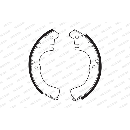 FSB206 - Brake Shoe Set 