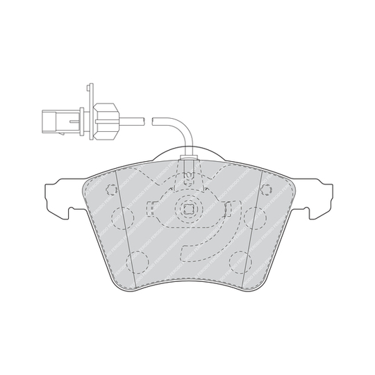 FVR1484 - Brake Pad Set, disc brake 