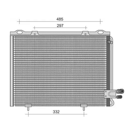 350203394000 - Kondensor, klimatanläggning 