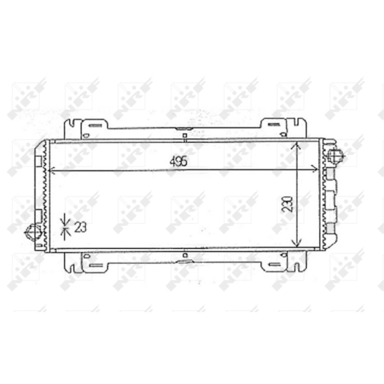 54613 - Radiator, engine cooling 