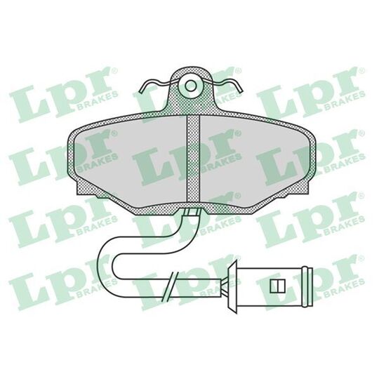 05P741 - Brake Pad Set, disc brake 