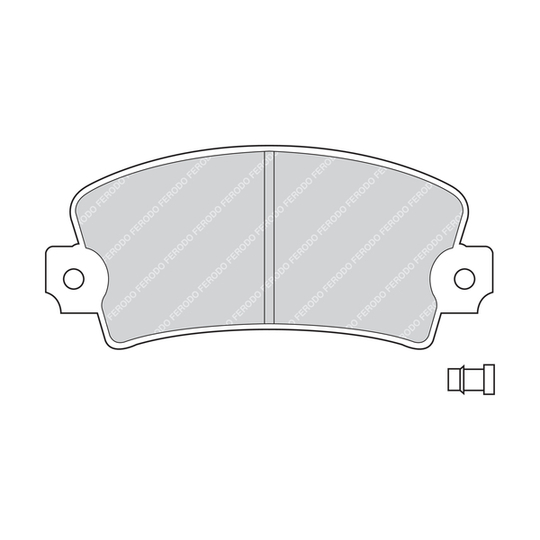 FDB361 - Brake Pad Set, disc brake 
