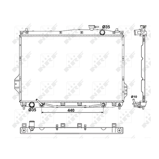 53050 - Radiator, engine cooling 