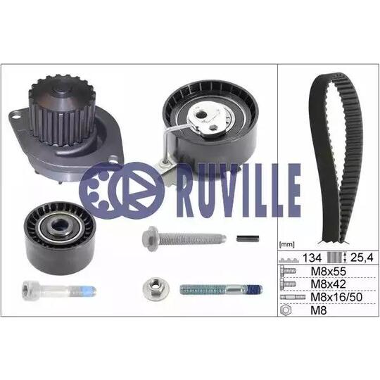 56638701 - Water Pump & Timing Belt Set 