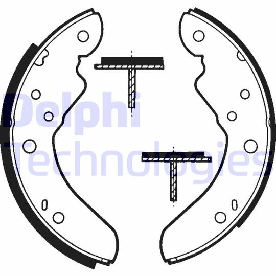 LS1308 - Brake Shoe Kit 