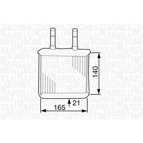 350218313000 - Heat Exchanger, interior heating 