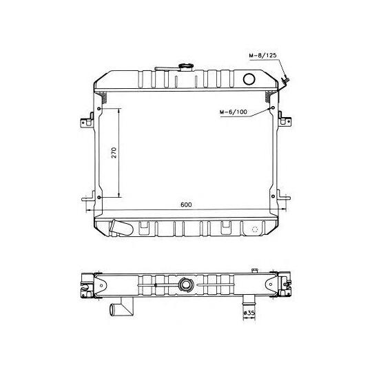 501277 - Radiator, engine cooling 