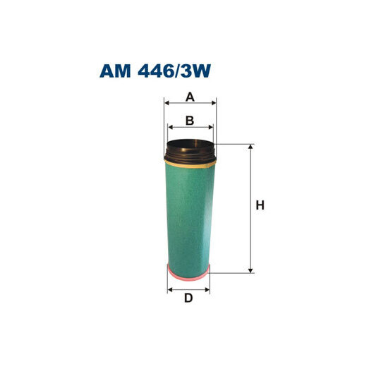 AM 446/3W - Secondary Air Filter 
