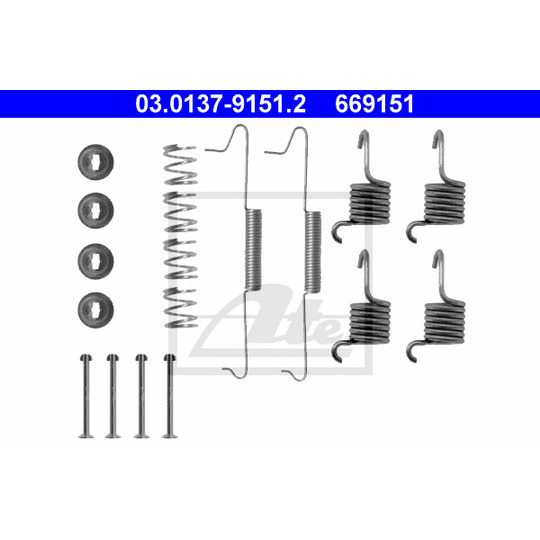 03.0137-9151.2 - Accessory Kit, brake shoes 