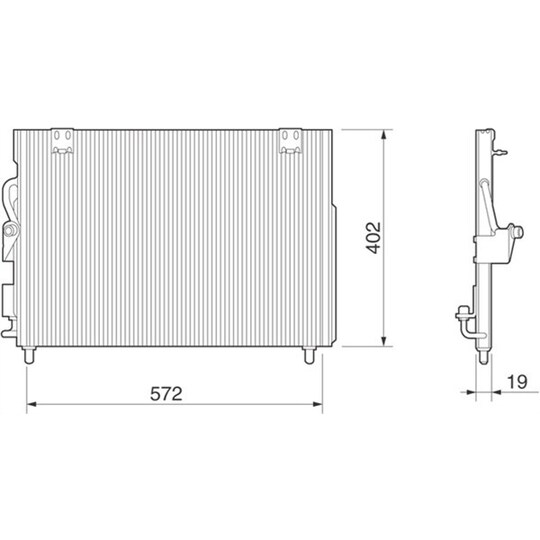 350203216000 - Condenser, air conditioning 