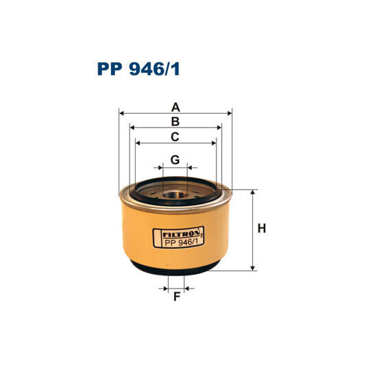 PP 946/1 - Fuel filter 