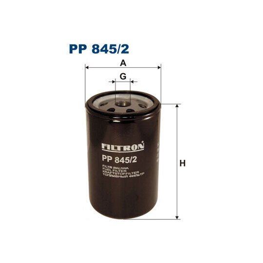 PP 845/2 - Bränslefilter 