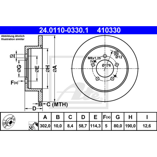 24.0110-0330.1 - Brake Disc 