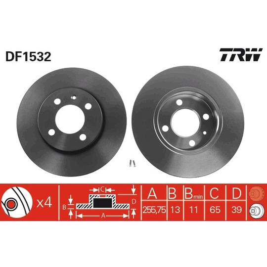 DF1532 - Brake Disc 
