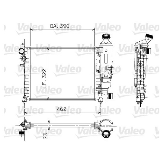 730372 - Radiaator, mootorijahutus 