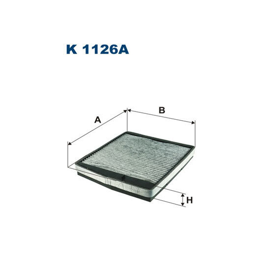 K 1126A - Filter, interior air 