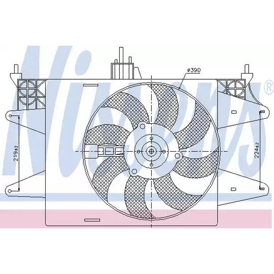 85571 - Ventilaator, mootorijahutus 