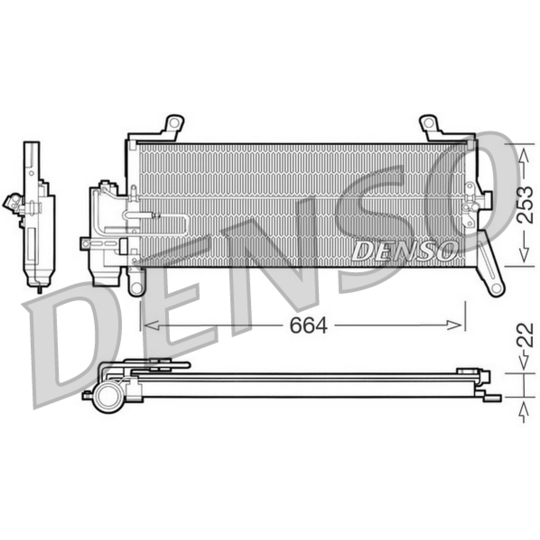 DCN13011 - Condenser, air conditioning 