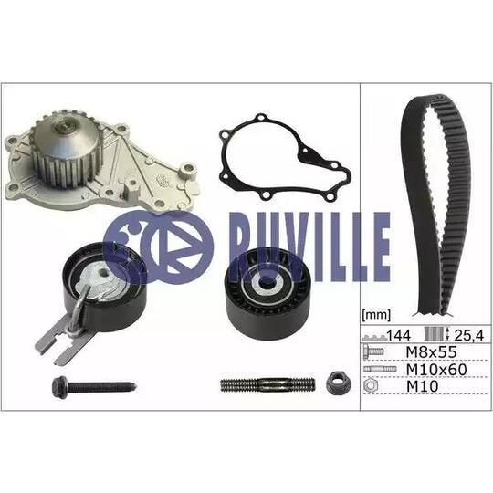 55953701 - Water Pump & Timing Belt Set 