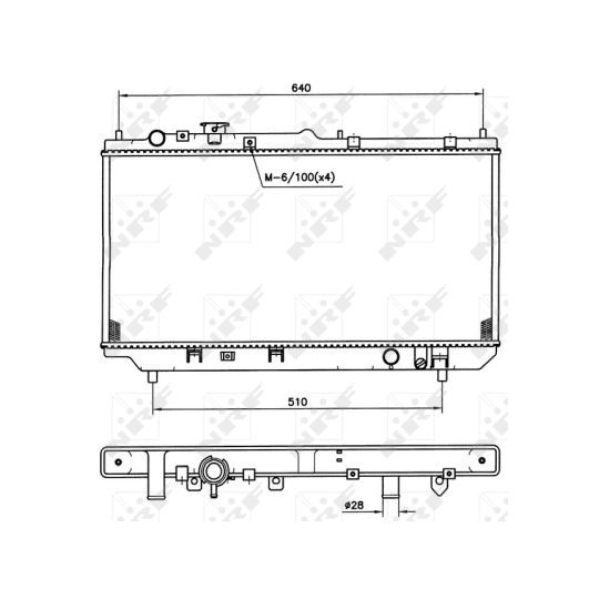 509511 - Radiaator, mootorijahutus 