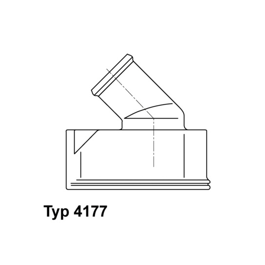 4177.92D - Thermostat, coolant 