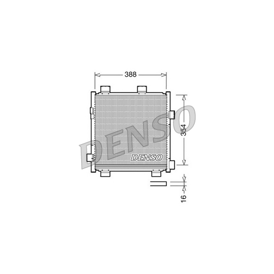 DCN50040 - Condenser, air conditioning 