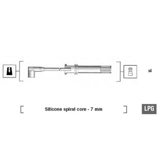 941105250648 - Ignition Cable Kit 