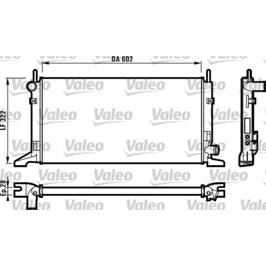 730117 - Radiator, engine cooling 