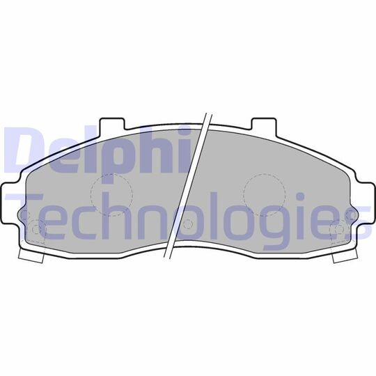 LP1664 - Brake Pad Set, disc brake 
