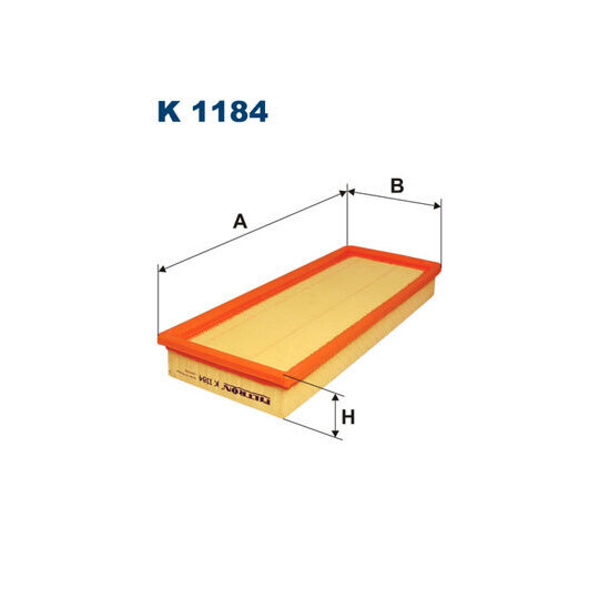 K 1184 - Filter, interior air 