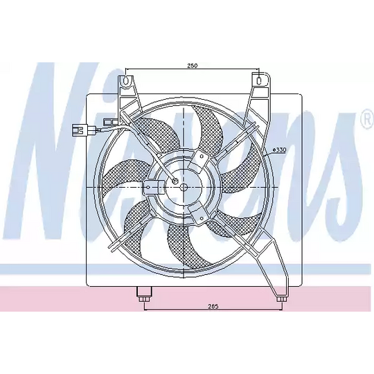 85364 - Fan, radiator 