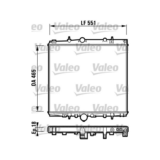 732830 - Radiator, engine cooling 