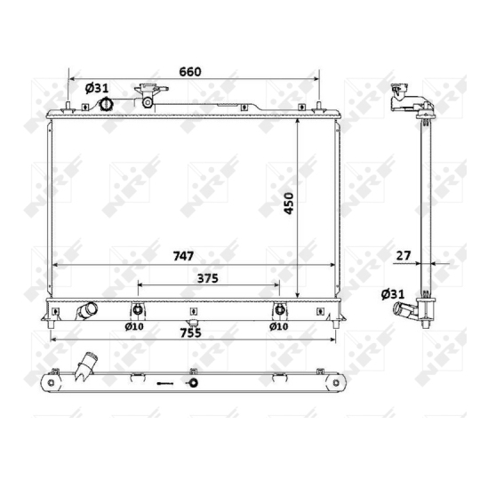 53904 - Radiator, engine cooling 